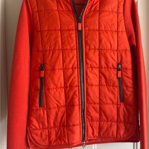 Women's Red Quilted Jacket